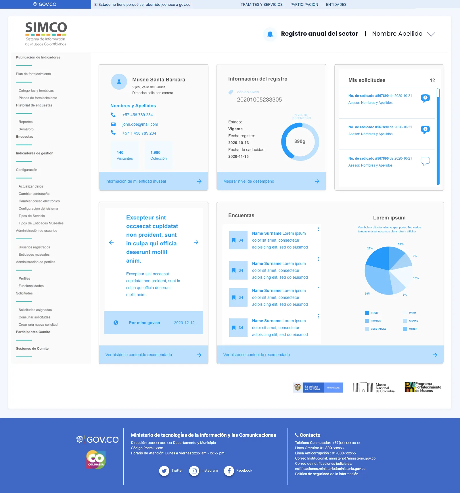 UX/UI Design for SIMCO