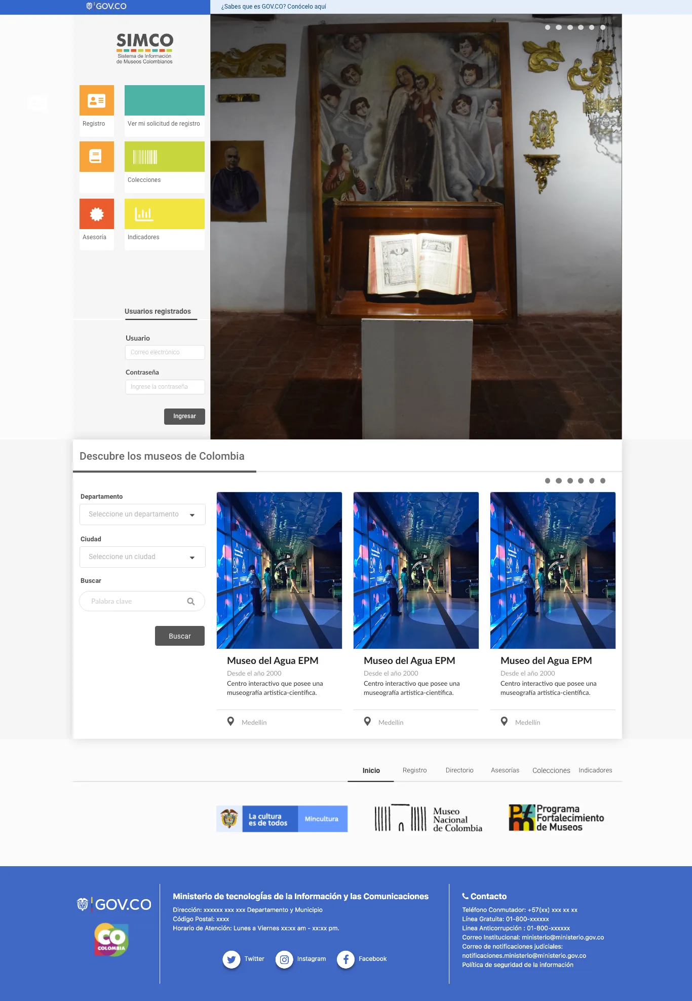UX/UI Design for SIMCO